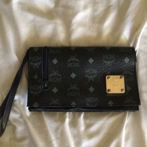 MCM wallet wristlet